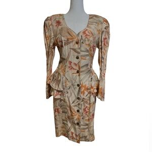 Young Edwardian Vintage 80s Floral Dress